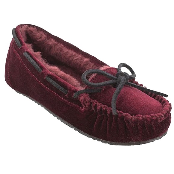 Minnetonka Limited Edition Velvet Cally Slipper - Picture 2 of 5